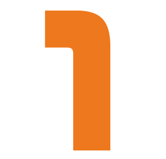 Numero 1 png naranja entrenvios